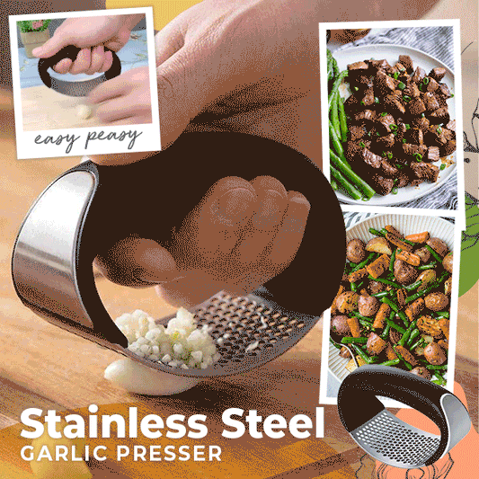 (Special Offer Now) Stainless Steel Garlic Presser