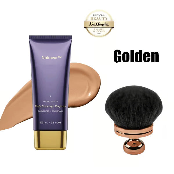 Natravor™ Body Coverage Perfector, All Over Complexion Perfecto, Waterproof and Sweatproof Leg Concealer, Cream Texture Conceals Blemishes, Evens Out Skin Tone,natural radiance