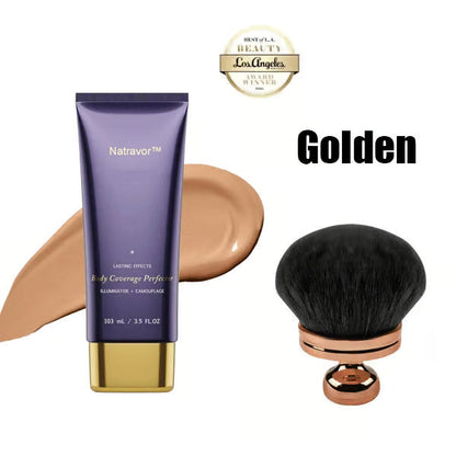 Natravor™ Body Coverage Perfector, All Over Complexion Perfecto, Waterproof and Sweatproof Leg Concealer, Cream Texture Conceals Blemishes, Evens Out Skin Tone,natural radiance
