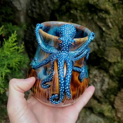 Last 4 hours 60% OFF - 🐙2025 New Handmade Octopus Mug - 🎁Buy 2 Save $8