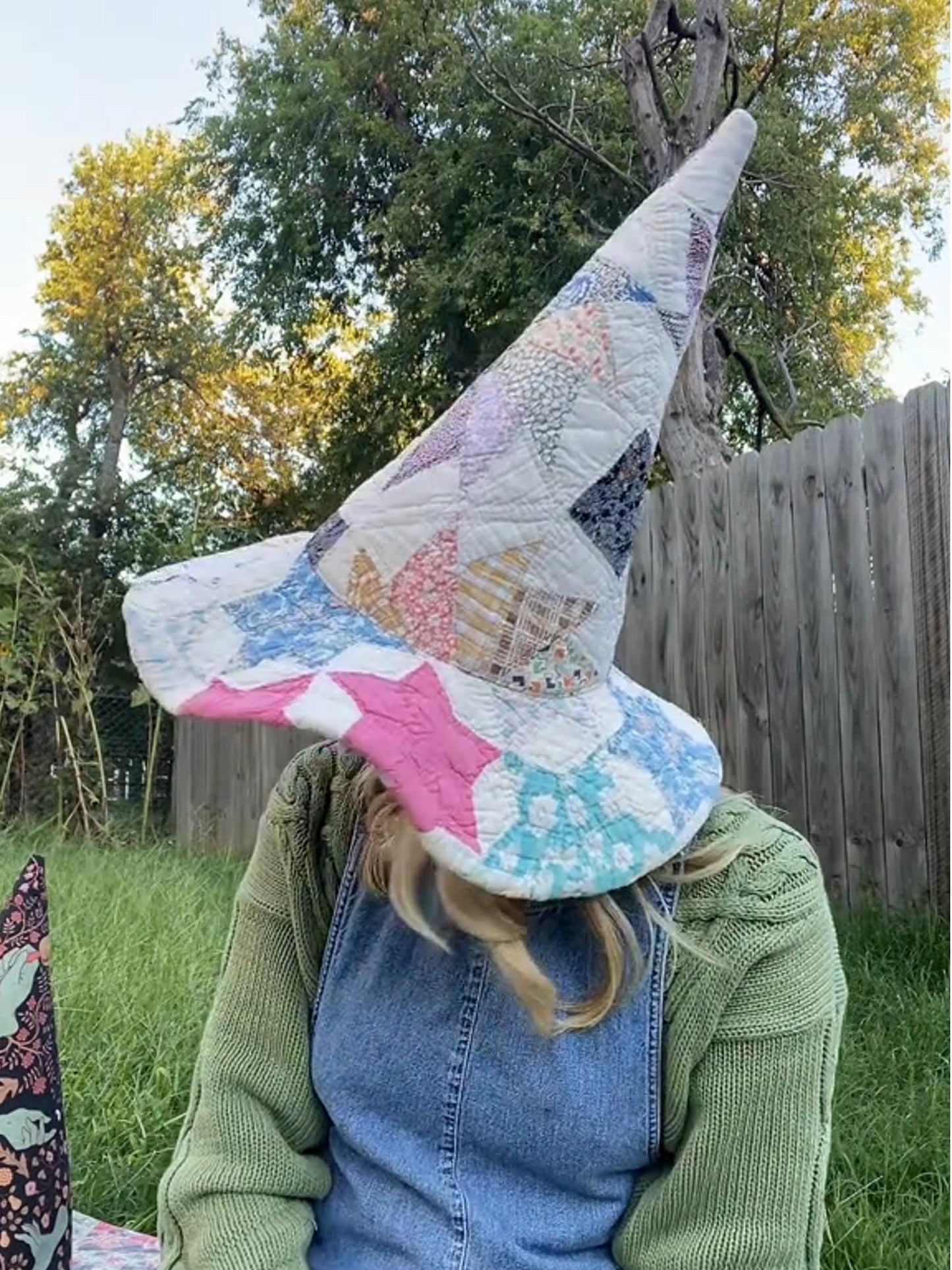 🔥Last Day 49% OFF - The Quilted Witch Hat | Handcrafted Folk Art Hat--BUY 2 FREE SHIPPING
